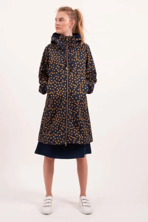 Daneline Softshell Navy/Light Amber FUNDOTS