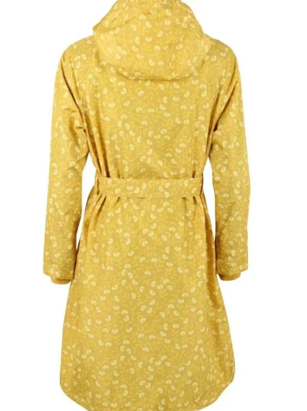 Danelisabeth Raincoat Dark Yellow FLEURIE