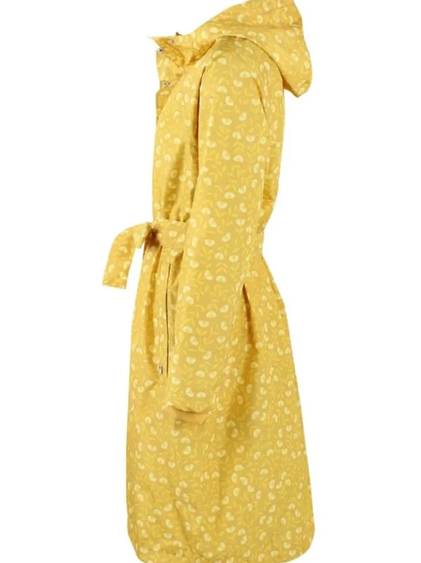 Danelisabeth Raincoat Dark Yellow FLEURIE
