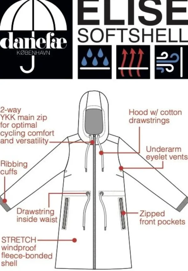 Danelise Softshell Rover Khaki