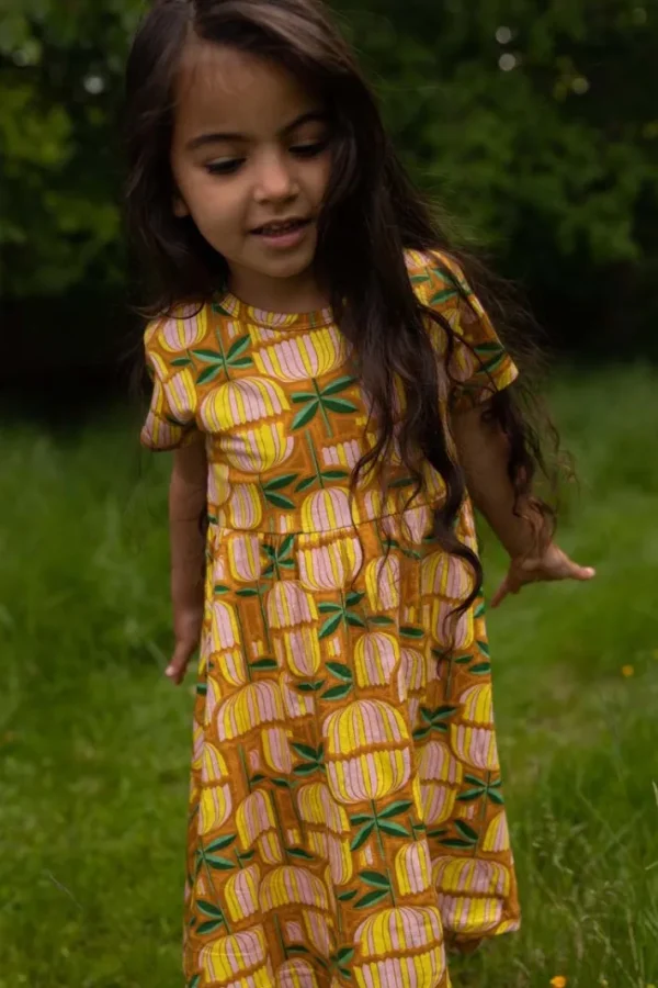 Danelollipop Dress SS Yellow Mix GERMANITE