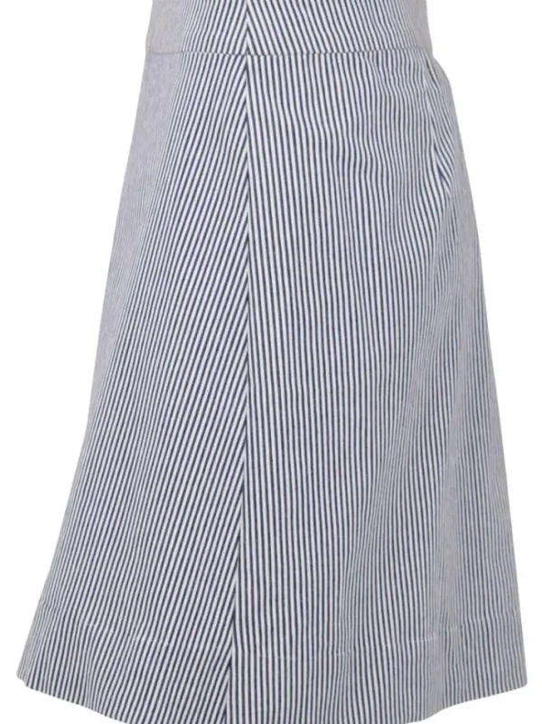 Danelondon Light Canvas Skirt Milkboy Stripe
