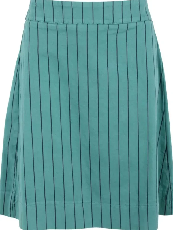 Danelondon Stretch Canvas Skirt Dk Navy/Verde