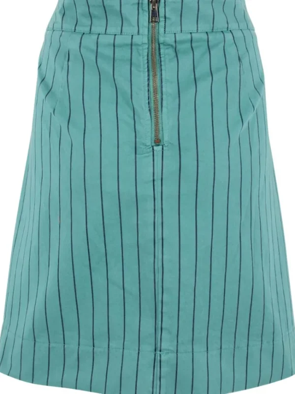Danelondon Stretch Canvas Skirt Dk Navy/Verde