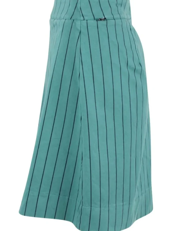 Danelondon Stretch Canvas Skirt Dk Navy/Verde