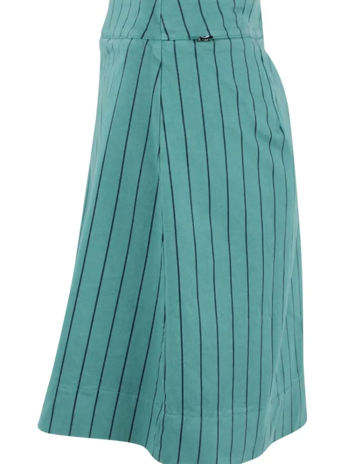 danelondon_stretch_canvas_7.webp Danelondon Stretch Canvas Skirt Dk Navy/Verde