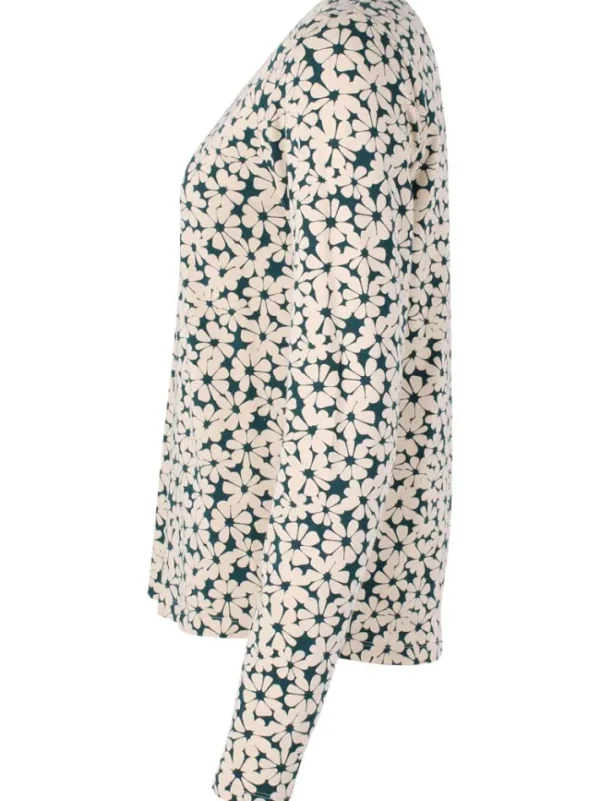 Danelotte Modal Tee Light Beige FLOWERY