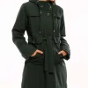 Danelse Stretch Winter Jacket Black green