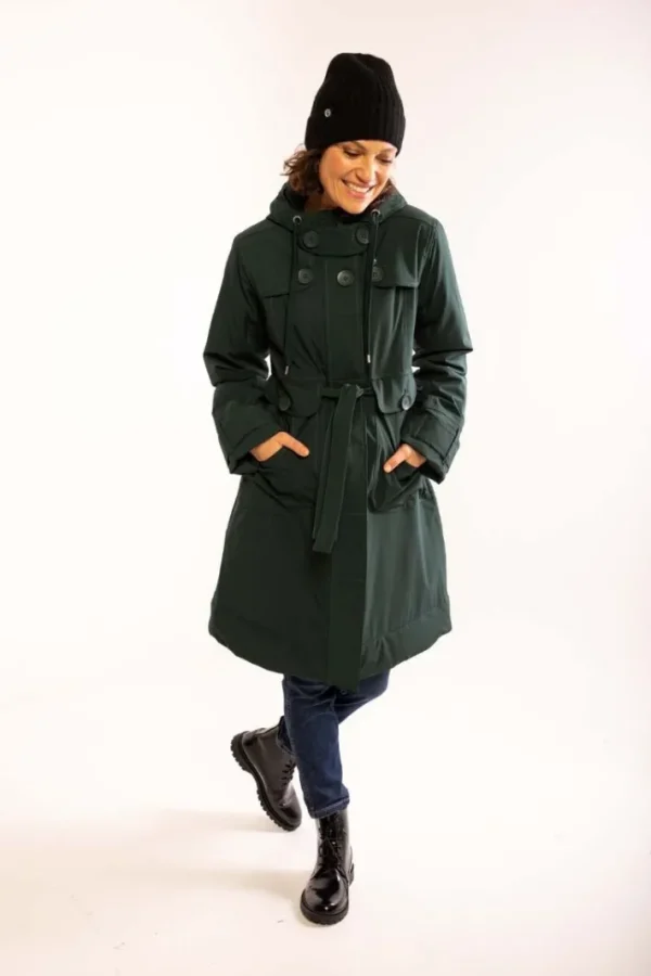 Danelse Stretch Winter Jacket Black green