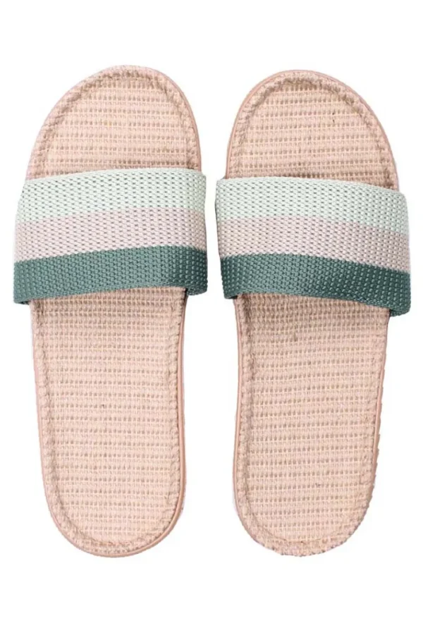 Danelulu Slippers Mint/Beige/Army