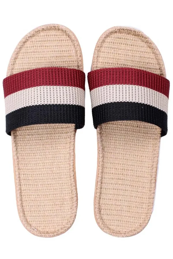 Danelulu Slippers Red/Beige/Black