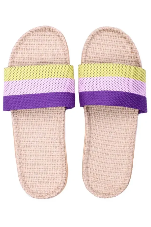 Danelulu Slippers Yellow/Viola/Purple