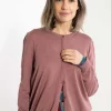 Danelunch Viscose Cardigan Antique Rose