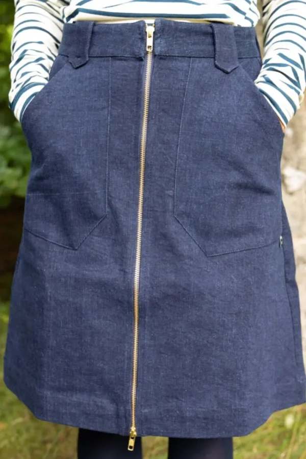 Danemadelaine Denim Skirt Denim