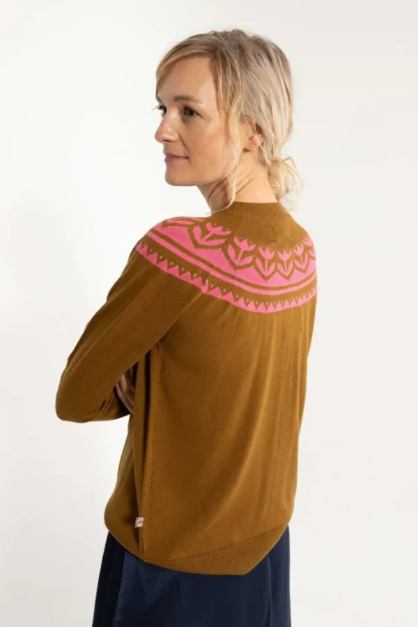 Danemagda Wool Cardigan Tobacco