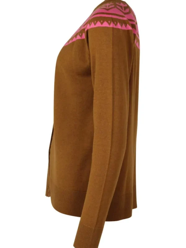 Danemagda Wool Cardigan Tobacco