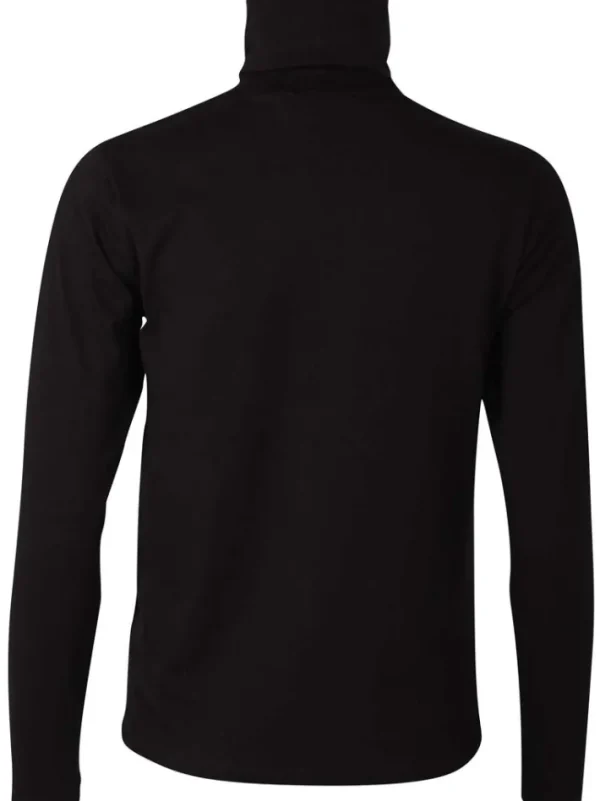 Danemanna Modal Rollneck Tee Black