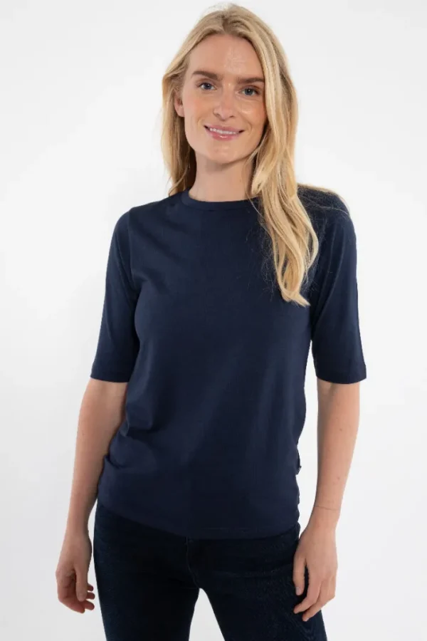 Danemanna Modal Tee Dk Navy