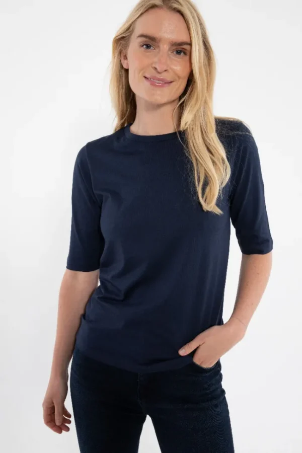 Danemanna Modal Tee Dk Navy