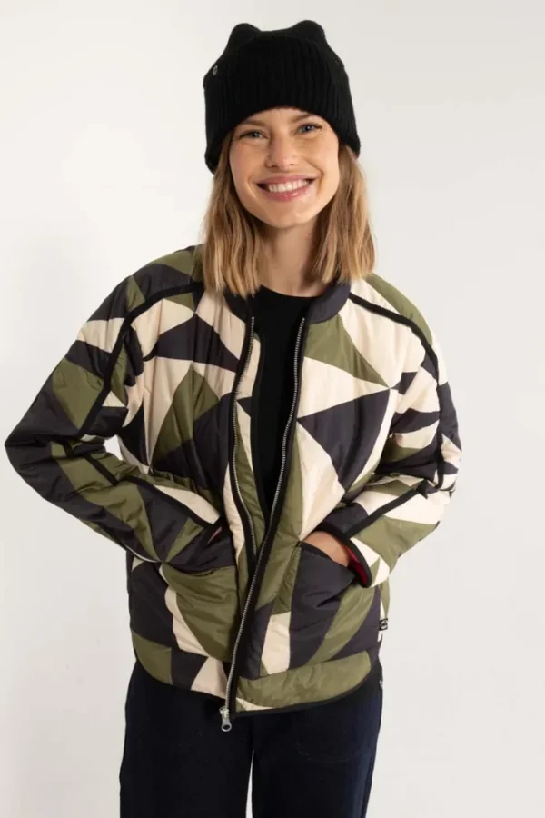 Danemaple Thermo Jacket Olive/Black/Light Beige