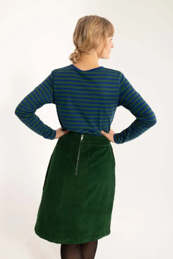 Danemaren Cord Skirt Dark Pine