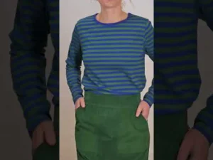 Danemaren Cord Skirt Dark Pine