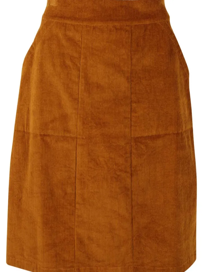 danemaren_cord_stretch_sk_2.webp Danemaren Cord Stretch Skirt Mustard