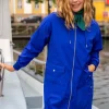 Danemarselisborg Brushed Shell Parka Deep Blue