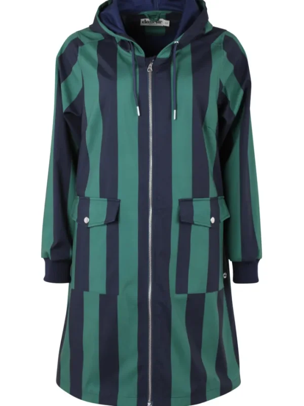 Danemarselisborg Brushed Shell Parka Dk Navy/Verde