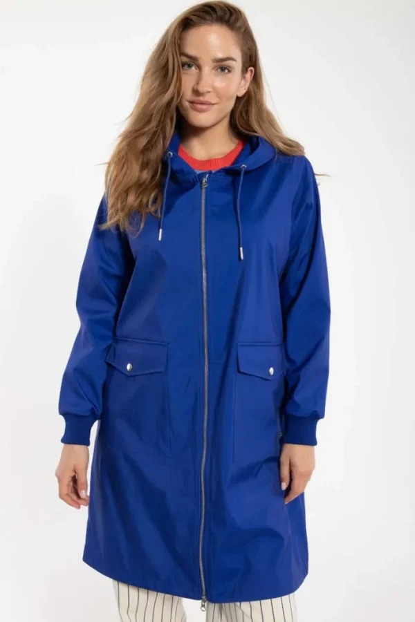 Danemarselisborg Brushed Shell Parka Deep Blue