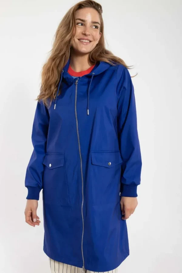 Danemarselisborg Brushed Shell Parka Deep Blue