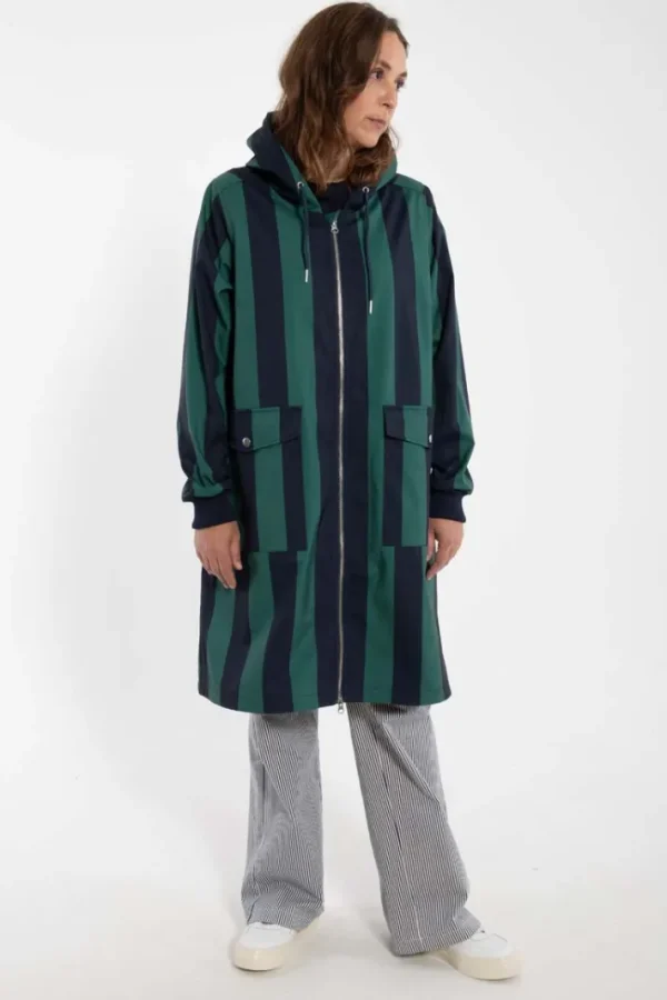 Danemarselisborg Brushed Shell Parka Dk Navy/Verde