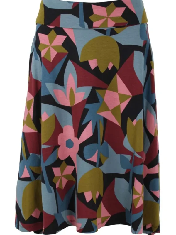 Danematilda Modal Skirt Black GEOFLEUR