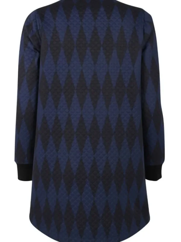 Danemaude Thermo Coat Black/Marine DIAMOND