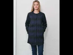 Danemaude Thermo Coat Black/Marine DIAMOND