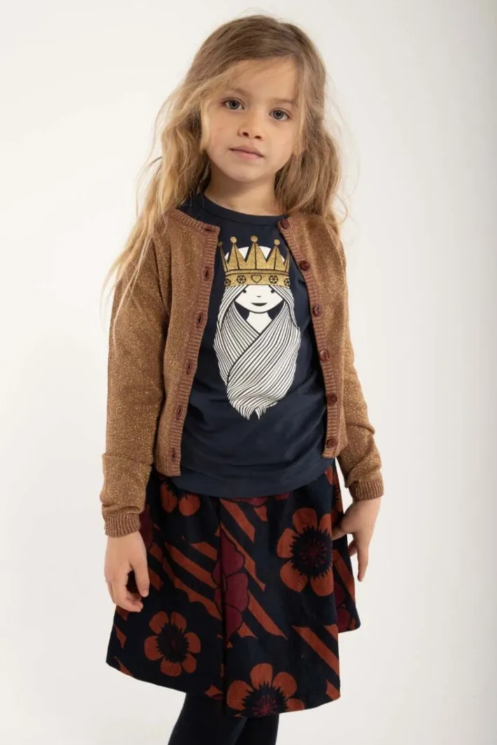 danemerle_cardigan_beige__2.webp Danemerle Cardigan Beige Rose w. Gold Glitter