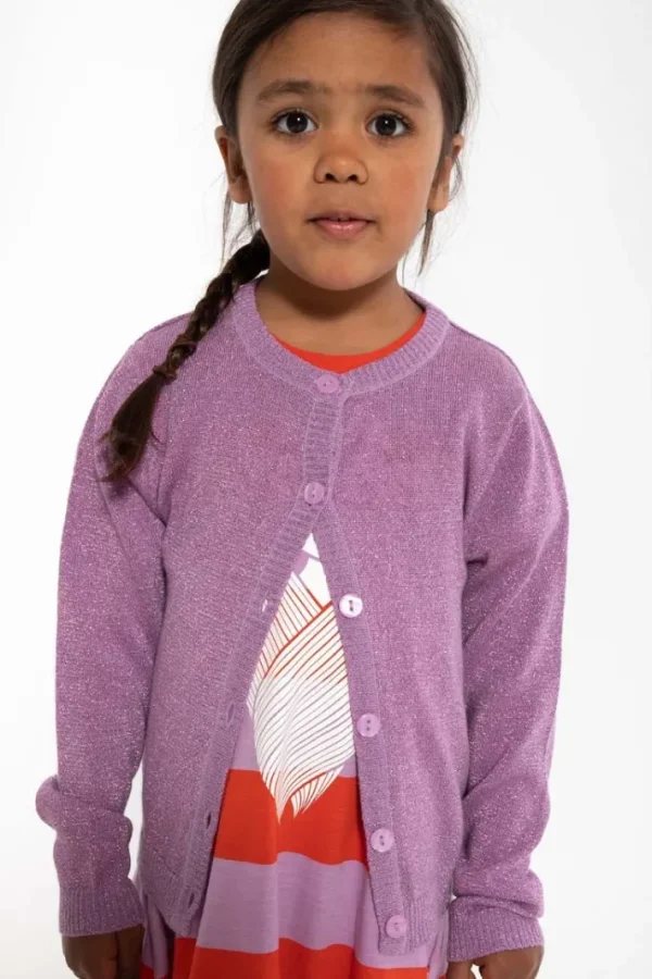 Danemerle Cardigan Soft Viola GLITTER