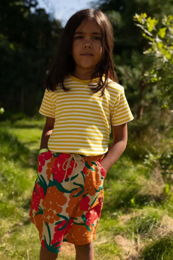 Danemia Searsucker Skirt Beige MAXIBERRY