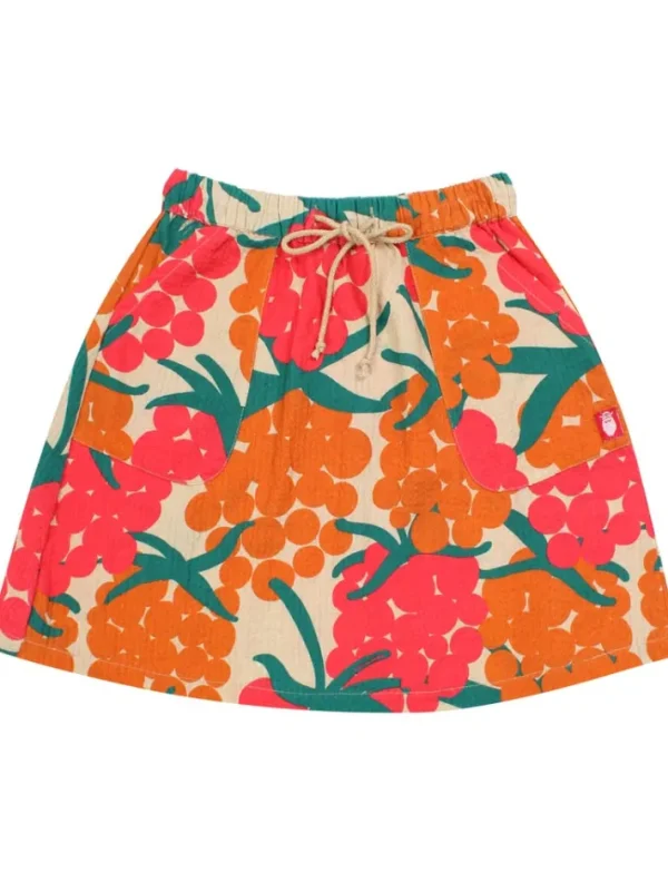 Danemia Searsucker Skirt Beige MAXIBERRY