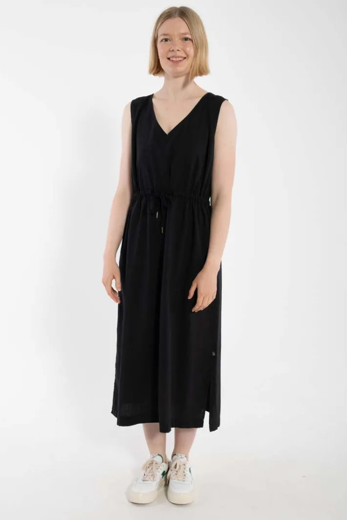 danemimi_searsucker_dress_1.webp Danemimi Searsucker Dress Black