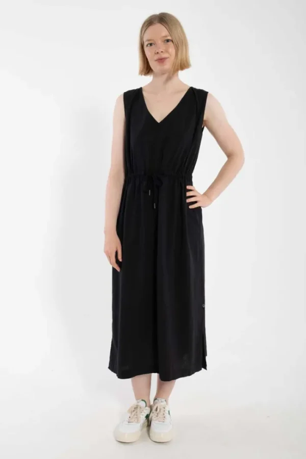 Danemimi Searsucker Dress Black