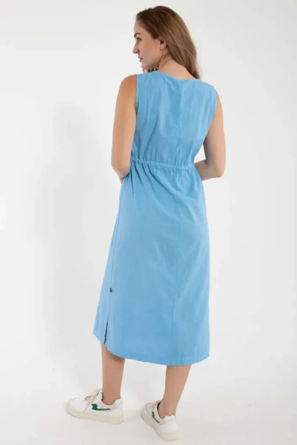 Danemimi Searsucker Dress Sky Blue