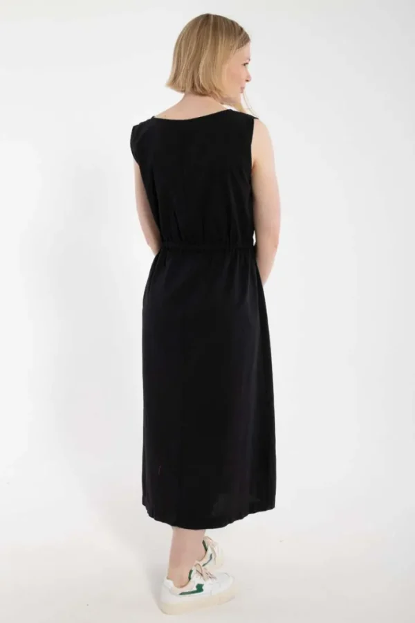 Danemimi Searsucker Dress Black