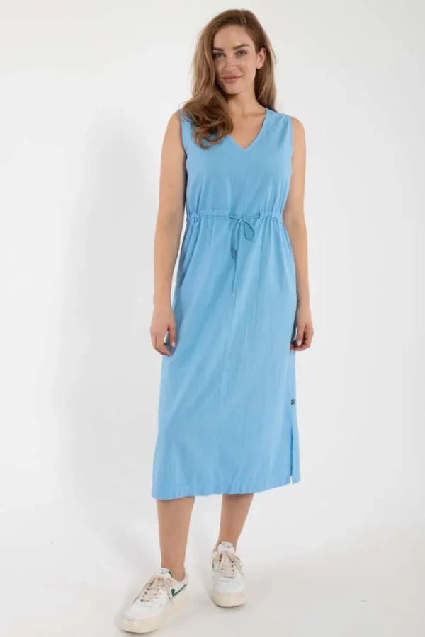 Danemimi Searsucker Dress Sky Blue