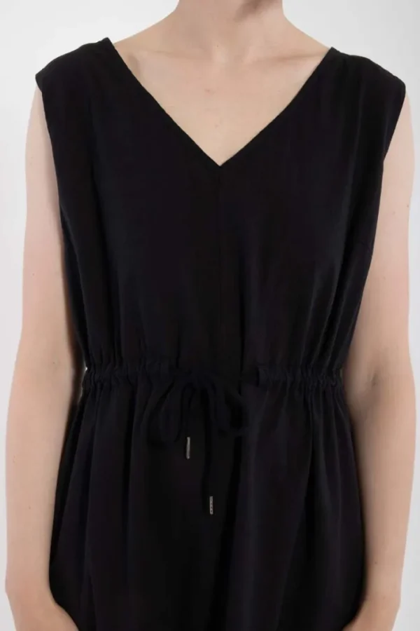 Danemimi Searsucker Dress Black