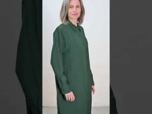 Daneminna Ecovero Dress Dark Forest