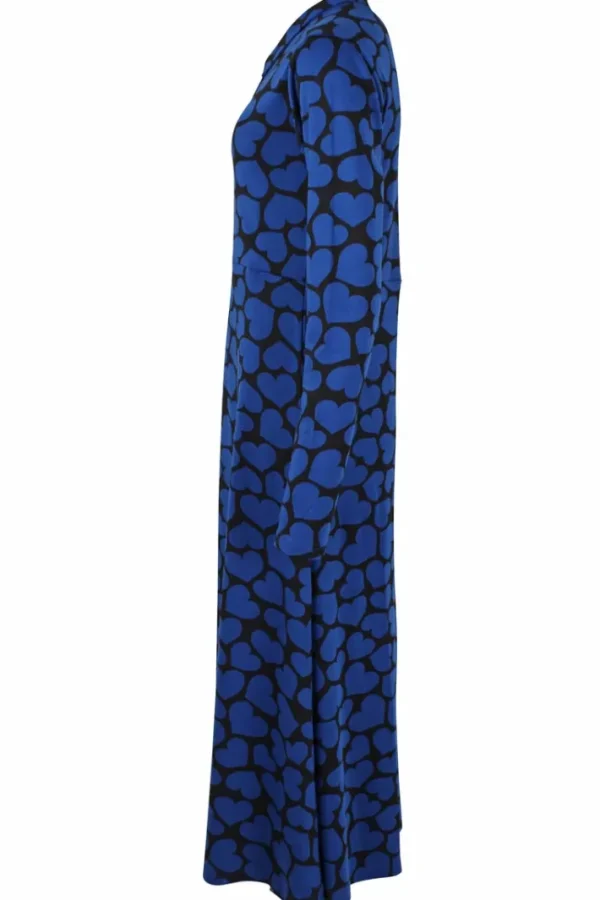 Danemusical Interlock Dress Deep Blue HEARTTHROB