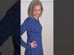 Danemusical Interlock Dress Deep Blue HEARTTHROB