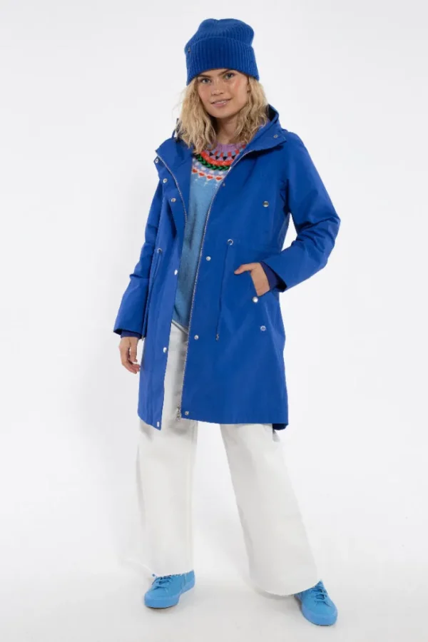 Danenora Midseason Parka Klein Blue
