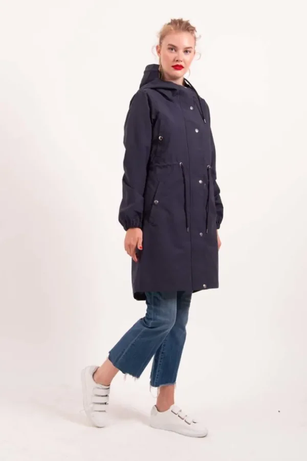 Danenora Midseason Parka Navy